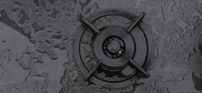 Sustainable outdoor kitchen gas hob